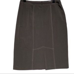 StudioPETITES Straight Black Lined Skirt Size 4 P